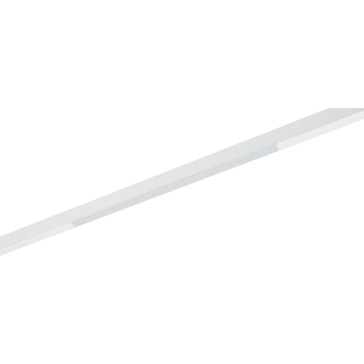 Lampă liniară pentru șină magnetică Magnetic Easy Line din aluminiu, alb, 24 W