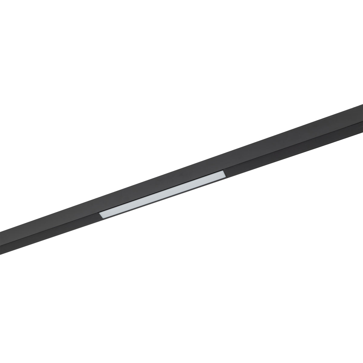 Lampă liniară pentru șină magnetică Magnetic Easy Line din aluminiu, negru, 12 W