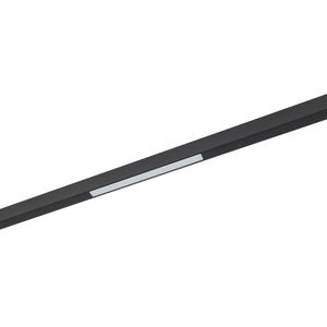 Lampă liniară pentru șină magnetică Magnetic Easy Line din aluminiu, negru, 12 W