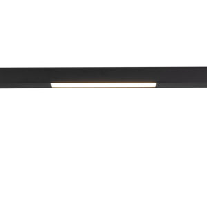 Lampă liniară pentru șină magnetică Magnetic Easy Line din aluminiu, negru, 12 W
