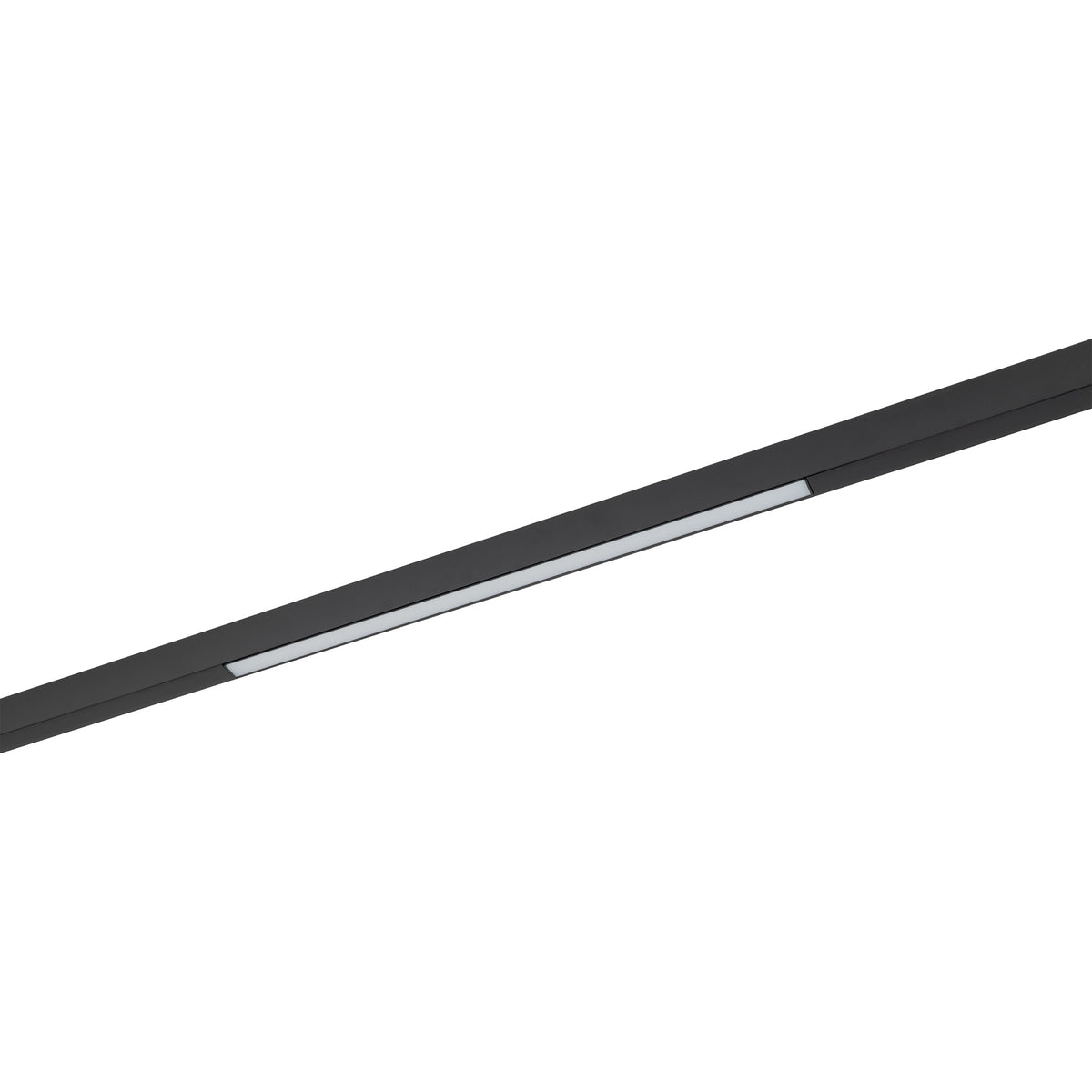 Lampă liniară pentru șină magnetică Magnetic Easy Line din aluminiu, negru, 24 W