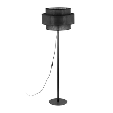 Lampă de podea Calisto din oțel, negru