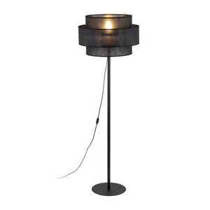 Lampă de podea Calisto din oțel, negru