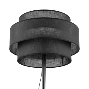Lampă de podea Calisto din oțel, negru