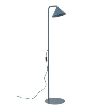 Lampă de podea Cono cu soclu E14 din metal, bleumarin