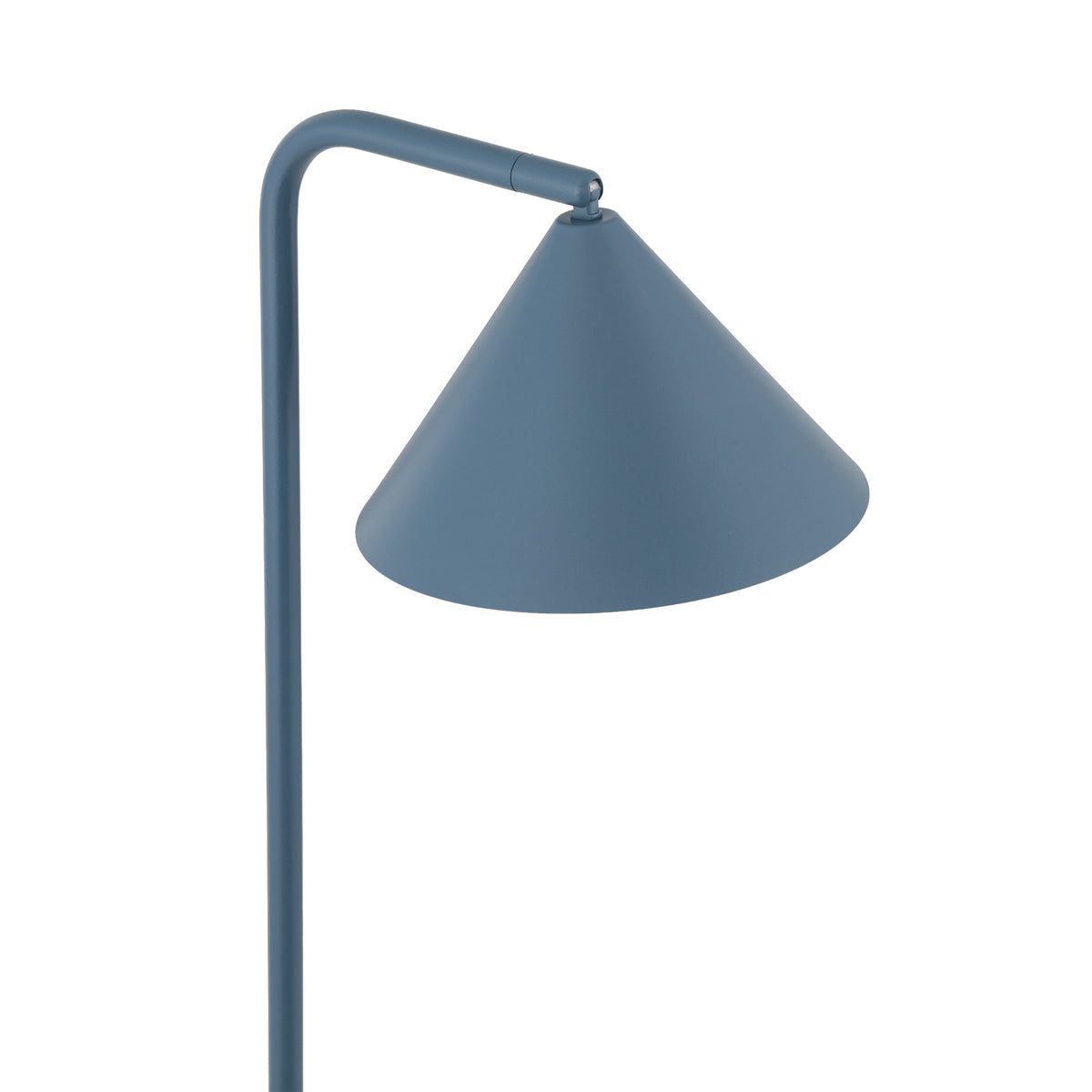 Lampă de podea Cono cu soclu E14 din metal, bleumarin