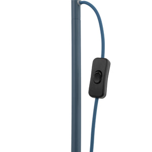 Lampă de podea Cono cu soclu E14 din metal, bleumarin