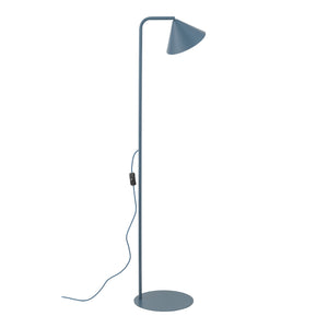 Lampă de podea Cono cu soclu E14 din metal, bleumarin