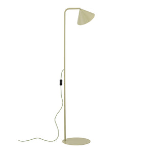 Lampă de podea Cono cu soclu E14 din metal, fistic