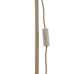 Lampă de podea Cono cu soclu E14 din metal, salvie