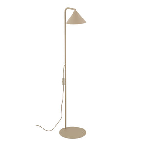 Lampă de podea Cono cu soclu E14 din metal, salvie
