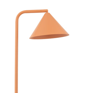 Lampă de podea Cono cu soclu E14 din metal, somon