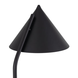 Lampă de podea Cono cu soclu E27 din metal, negru, 15 W
