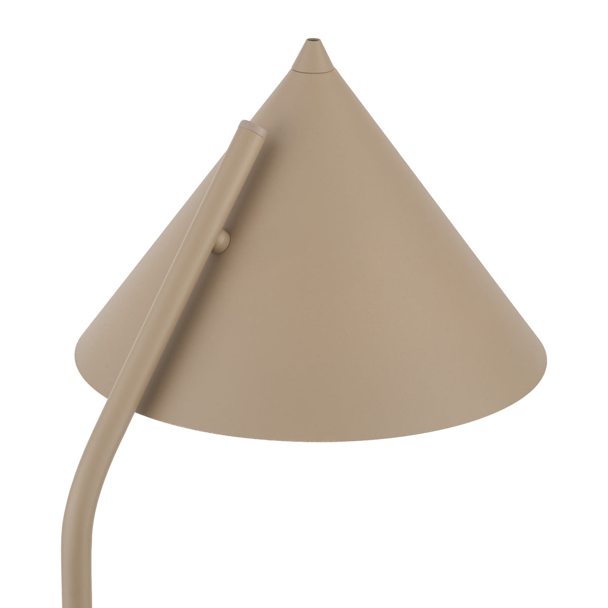 Lampă de podea Cono cu soclu E27 din metal, salvie, 10 W