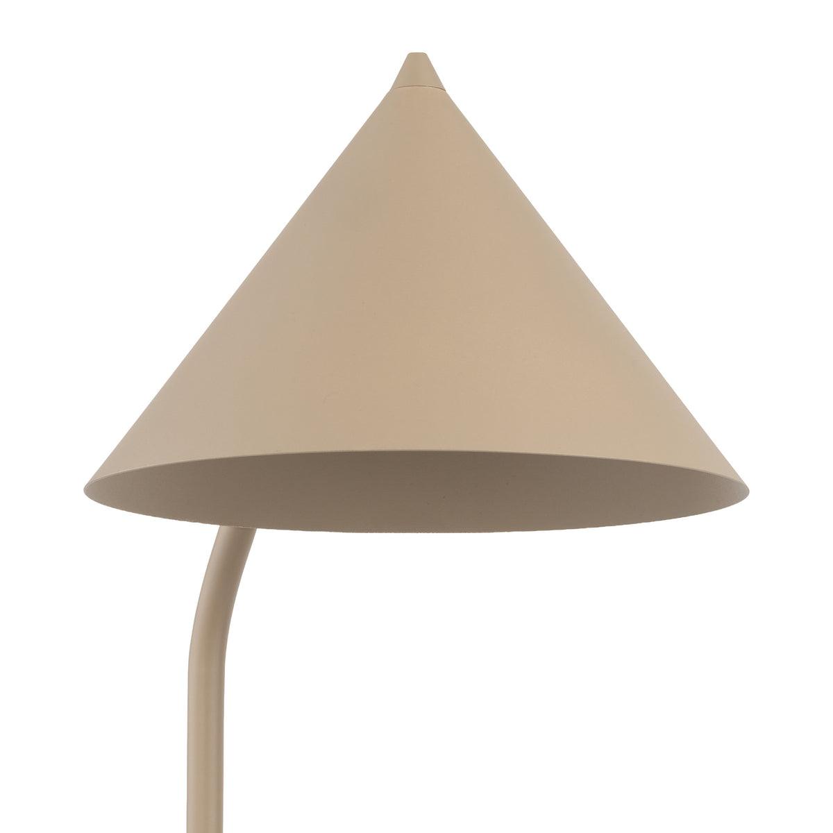 Lampă de podea Cono cu soclu E27 din metal, salvie, 10 W