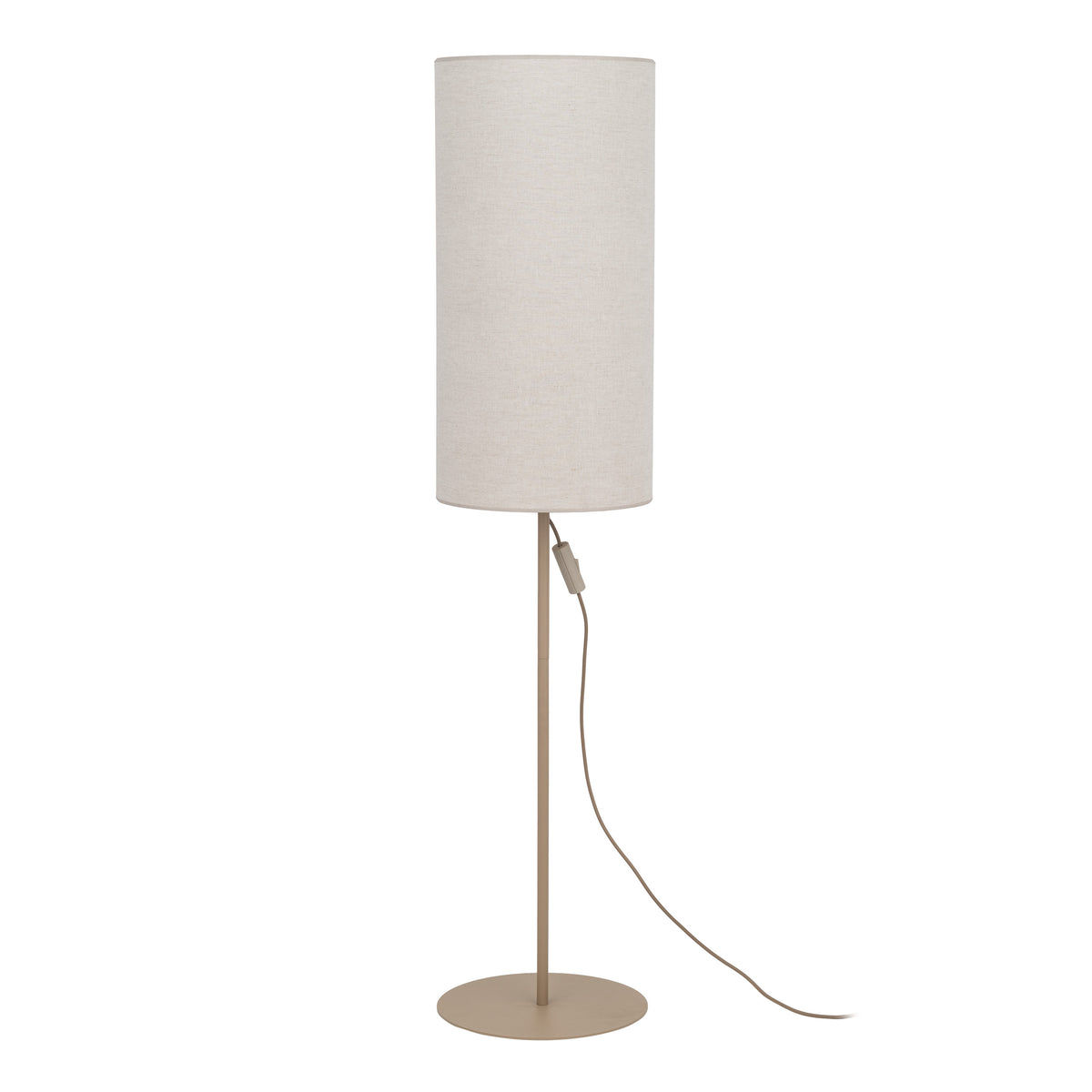 Lampă de podea Fieno din in, salvie