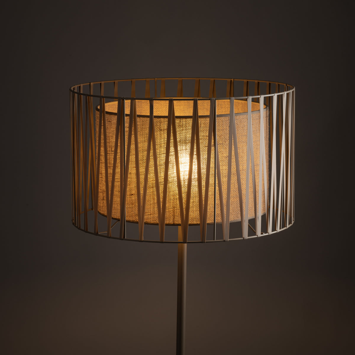 Lampă de podea Harmony, salvie iută