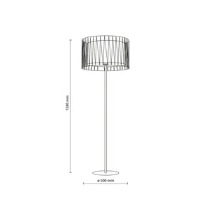 Lampă de podea Harmony, salvie iută