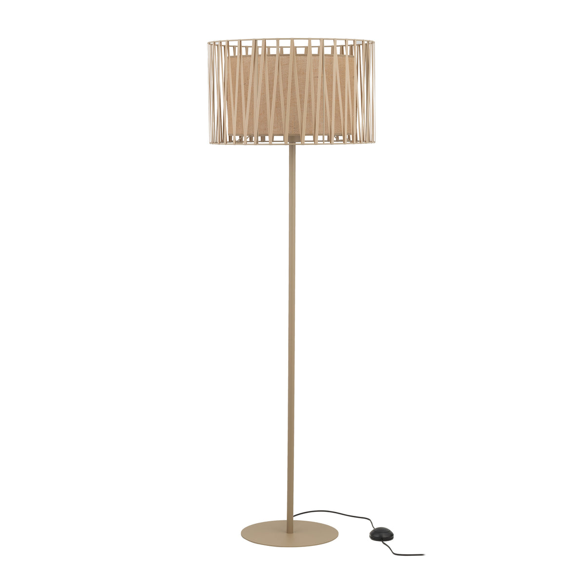 Lampă de podea Harmony, salvie iută
