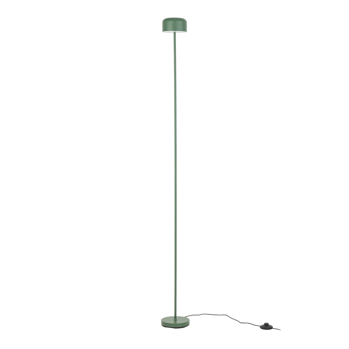 Lampă de podea Noa din metal, verde