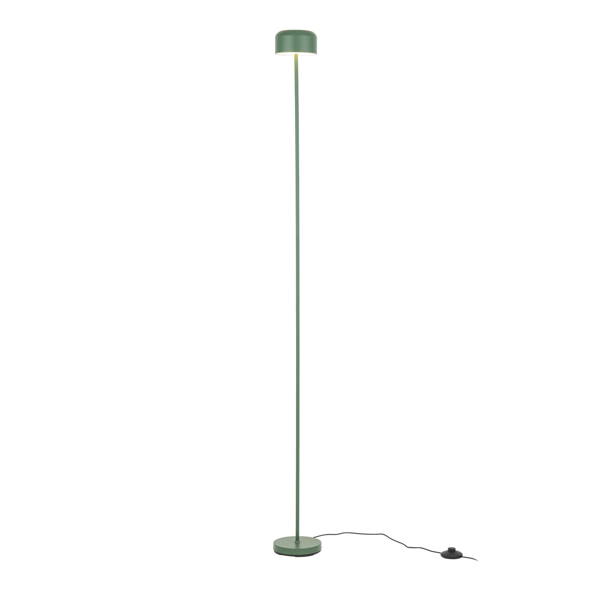Lampă de podea Noa din metal, verde
