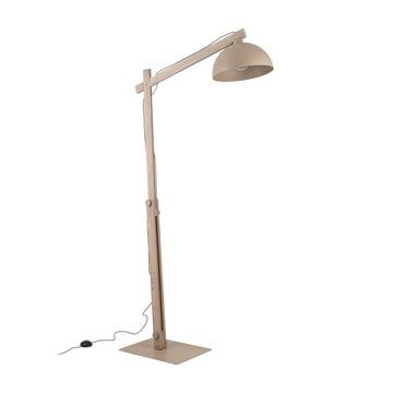 Lampă de podea Oslo din metal, salvie