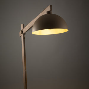Lampă de podea Oslo din metal, salvie
