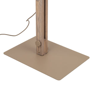 Lampă de podea Oslo din metal, salvie
