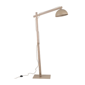 Lampă de podea Oslo din metal, salvie