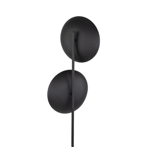 Lampă de podea Slate sticlă, negru