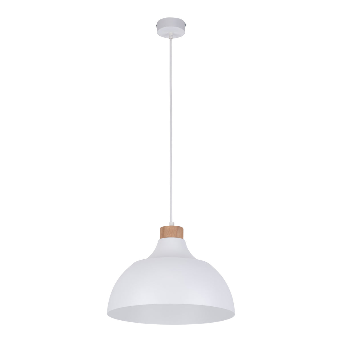 Lustră Cap din metal, alb