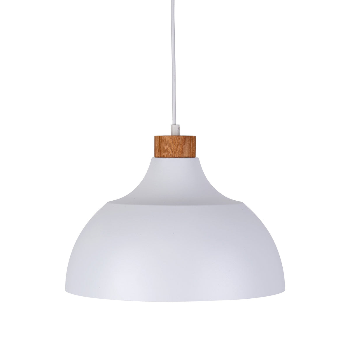 Lustră Cap din metal, alb
