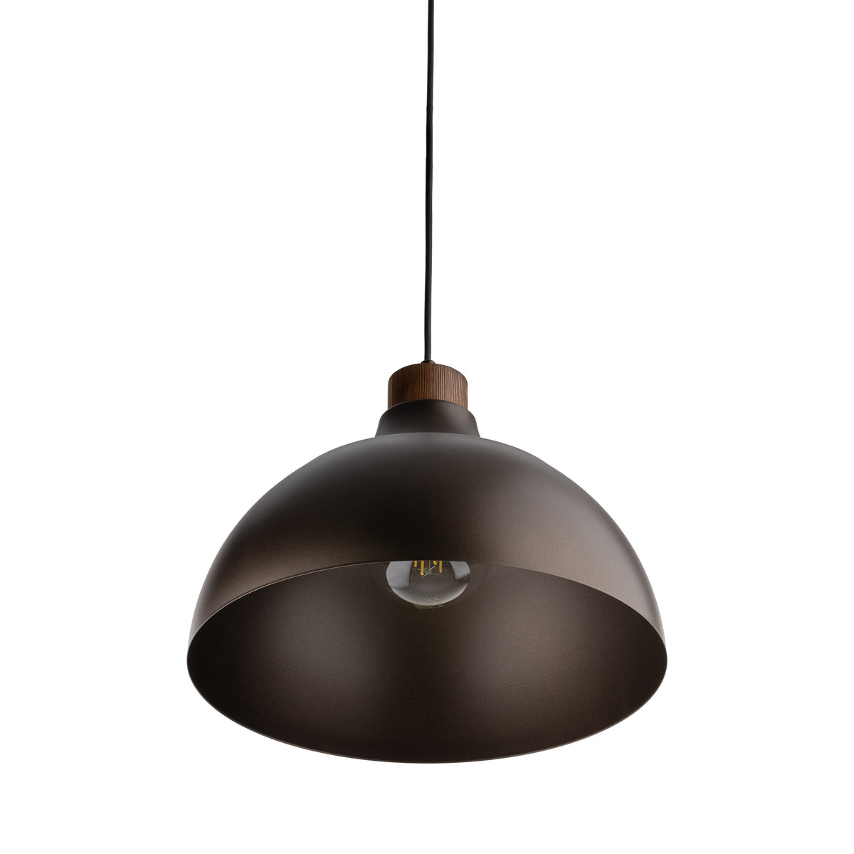 Lustră Cap din metal, maro