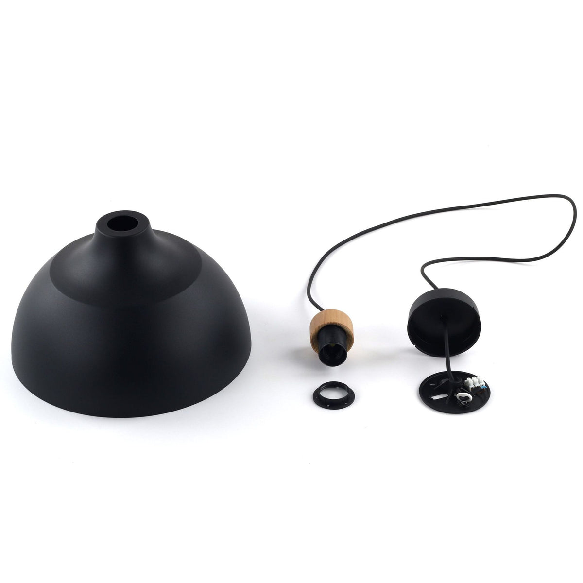 Lustră Cap din metal, negru