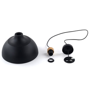 Lustră Cap din metal, negru