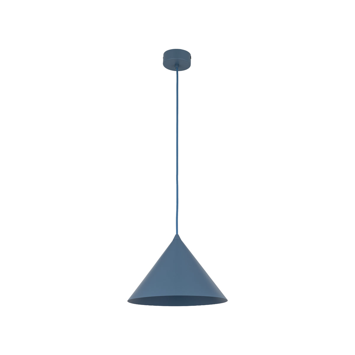 Lustră Cono din metal, bleumarin, mărimea M