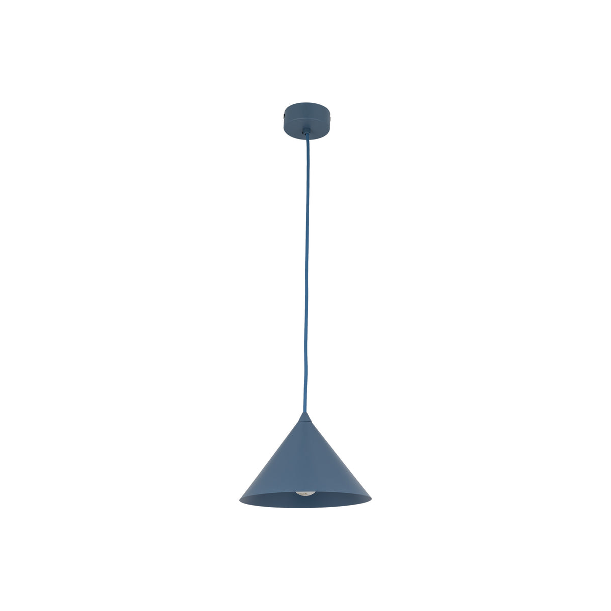 Lustră Cono din metal, bleumarin, mărimea S