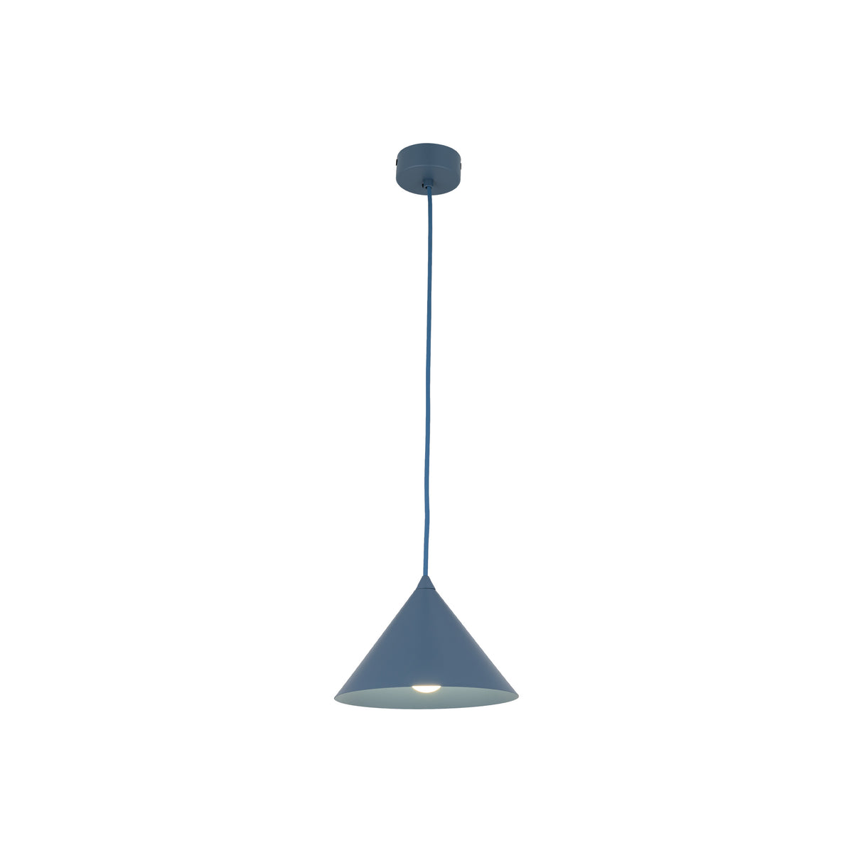 Lustră Cono din metal, bleumarin, mărimea S