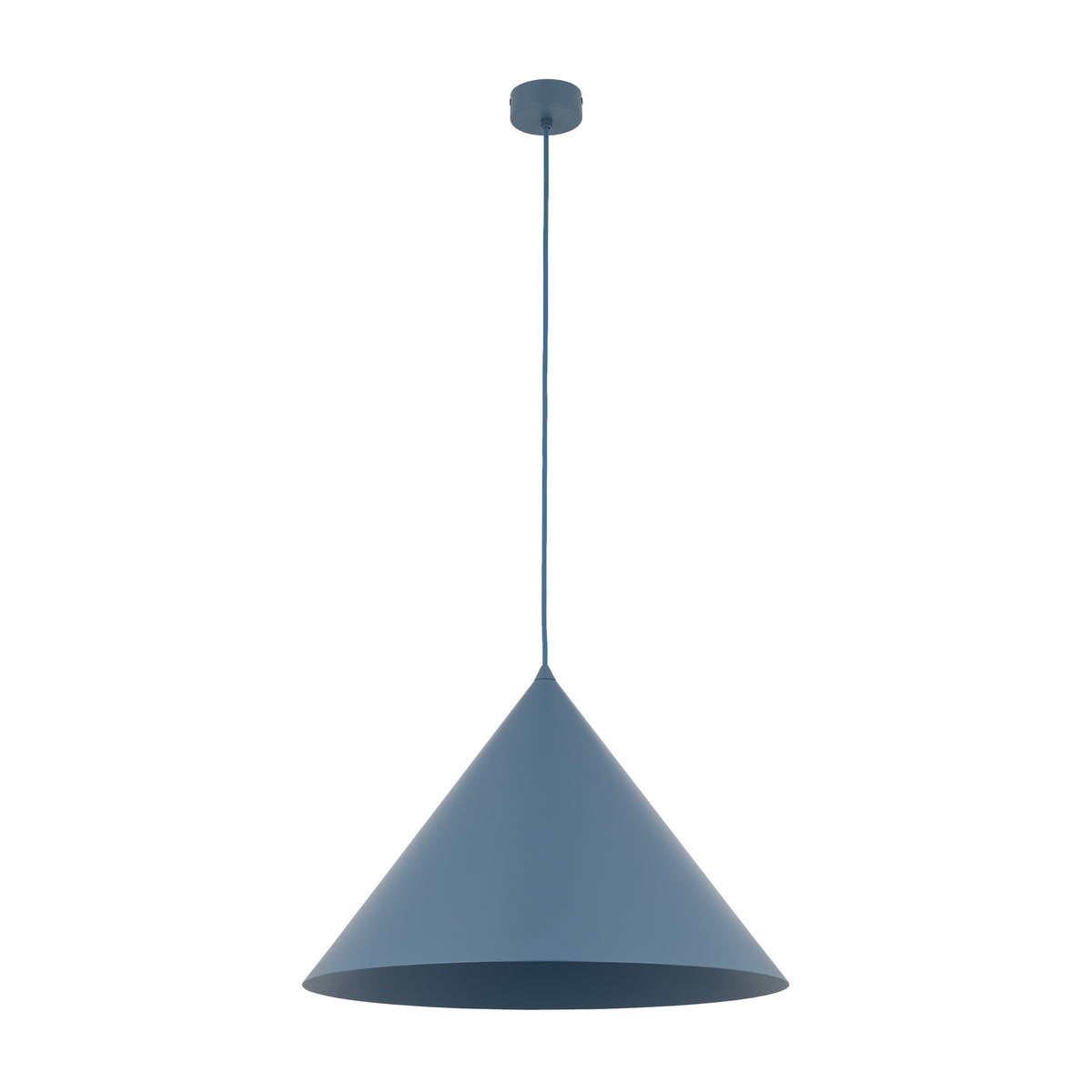 Lustră Cono din metal, bleumarin, mărimea XL
