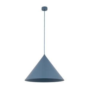 Lustră Cono din metal, bleumarin, mărimea XL