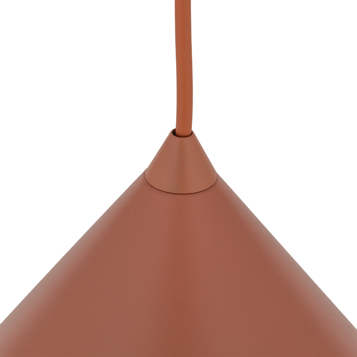 Lustră Cono din metal, cărămiziu, mărimea S