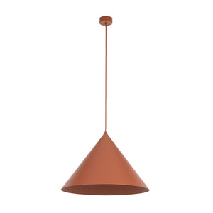 Lustră Cono din metal, cărămiziu, mărimea XL