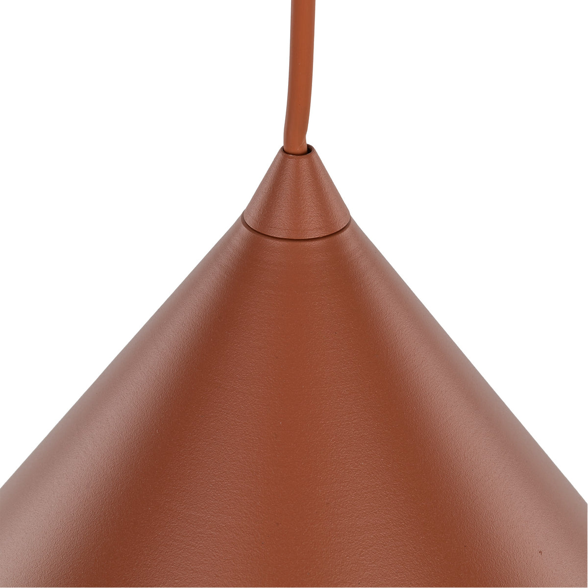 Lustră Cono din metal, cărămiziu, mărimea XL