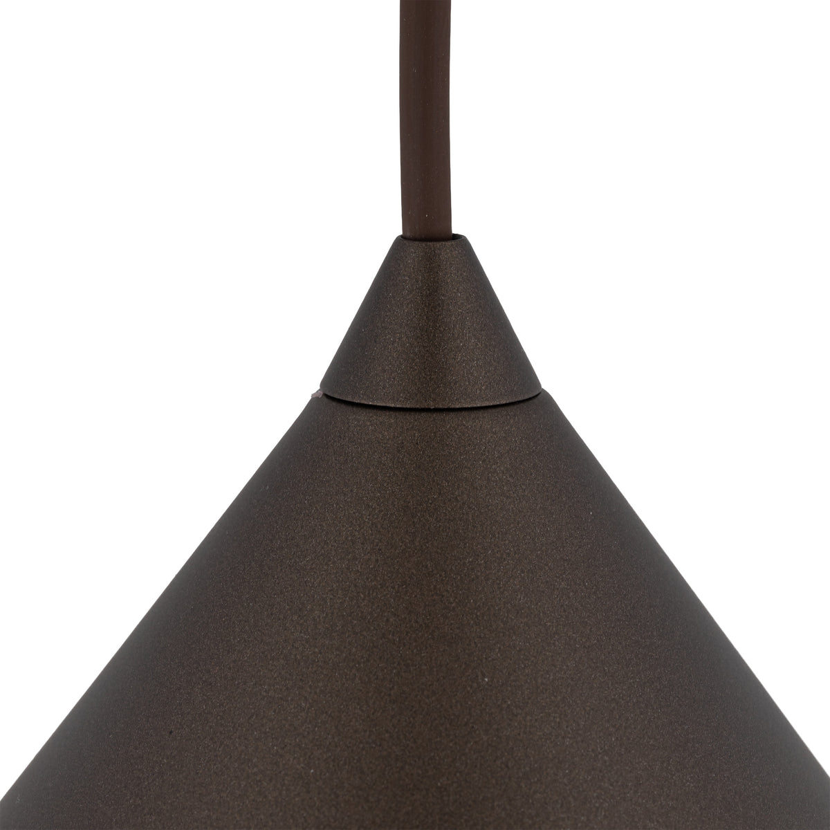 Lustră Cono din metal, maro, mărimea S
