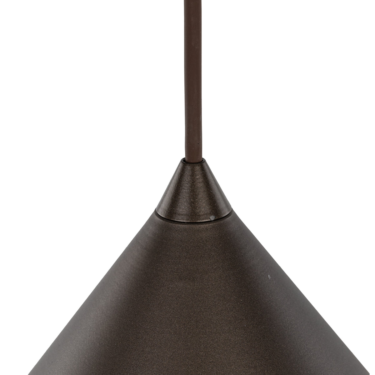 Lustră Cono din metal, maro, mărimea XL
