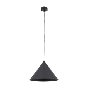 Lustră Cono din metal, negru, mărimea L