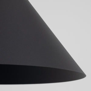 Lustră Cono din metal, negru, mărimea L