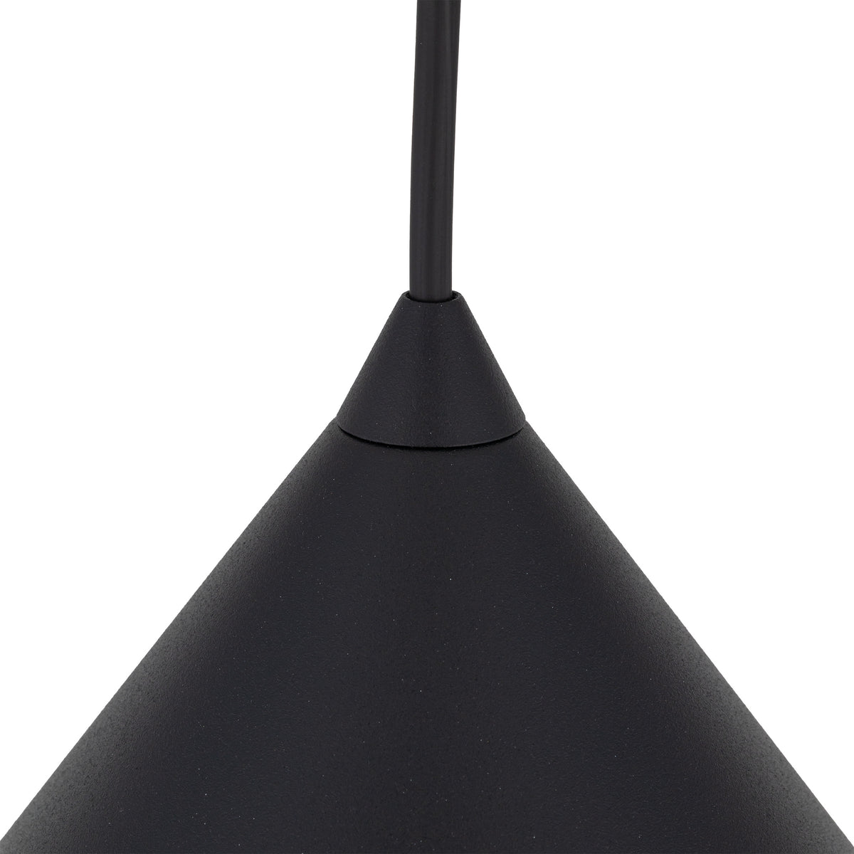 Lustră Cono din metal, negru, mărimea S