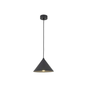 Lustră Cono din metal, negru, mărimea S