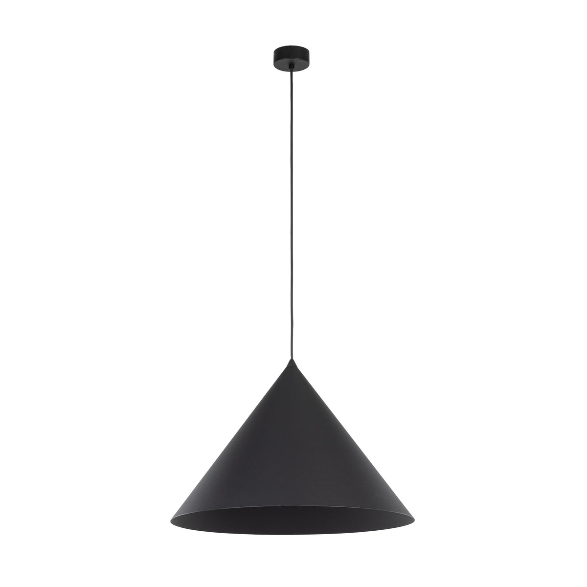 Lustră Cono din metal, negru, mărimea XL